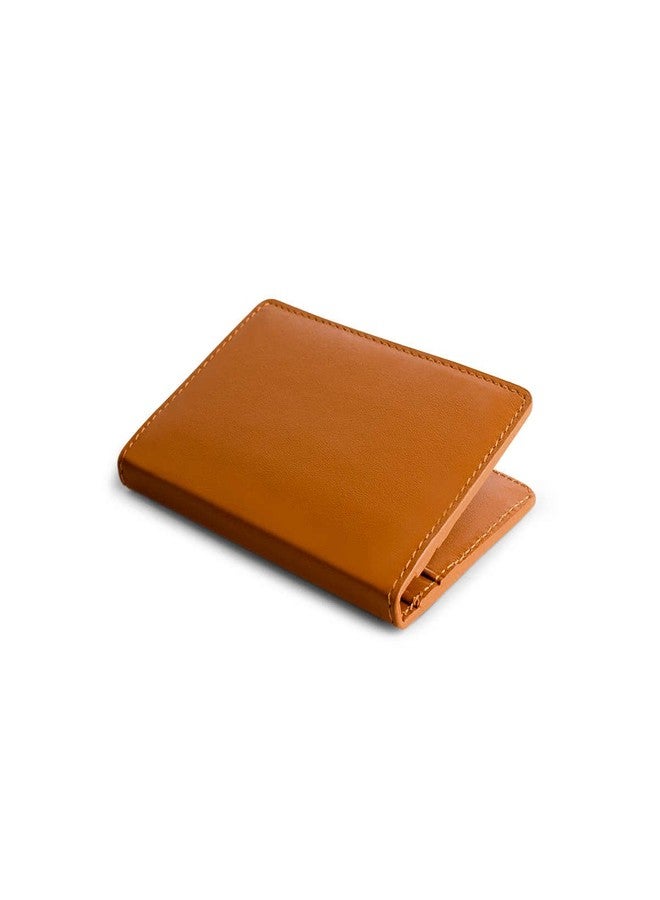 DailyObjects Tan Real Leather Debit/Credit Card Wallet, Colour-Multicolor, Size- 2.75X.25X4.5 Inch - Men - Image 5